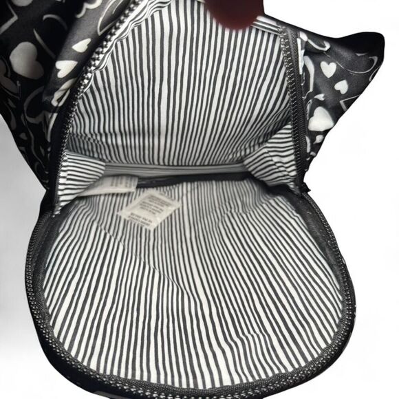 Brighton Endless Love Black & White heart mini backpack adjustable straps main image 7
